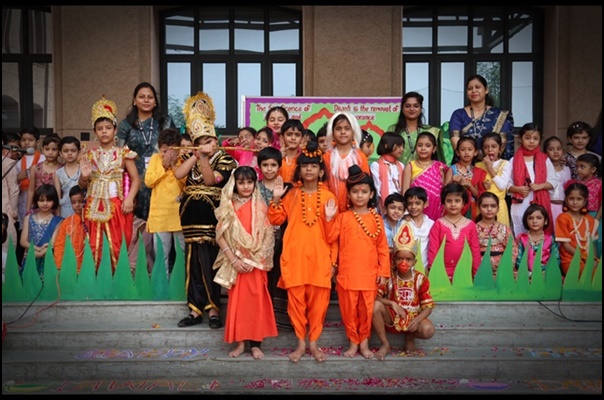 Diwali Special Assembly by Class I